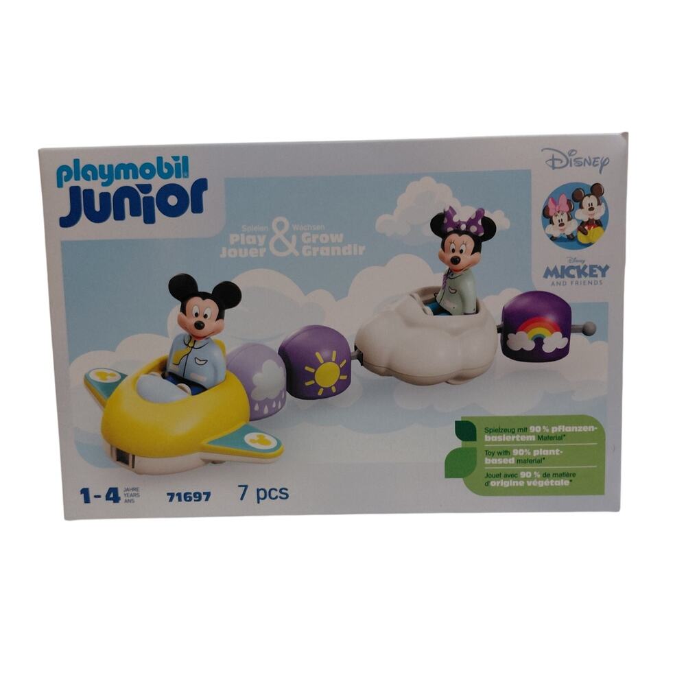 Playmobil 1.2.3 & Disney: Mickey's & Minnie's Cloud Ride New In Box